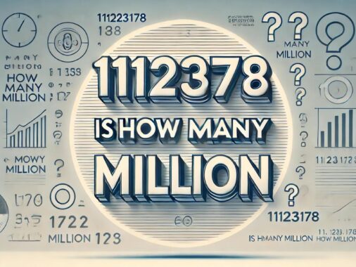 11123178 Is How Mant Million