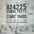 824.25 Cubic Feet To Cubic Yards