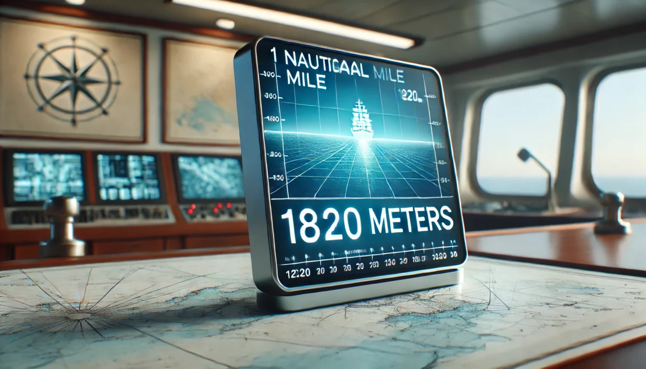 One nautical mile equals 1820 m